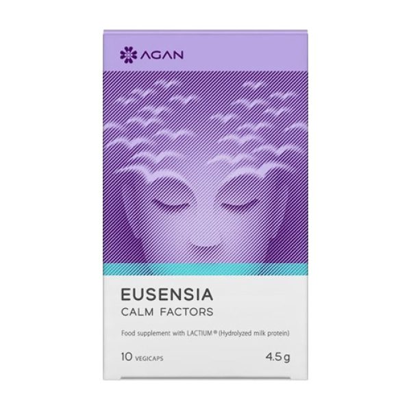 Agan Eusensia Calm Factors Συμπλήρωμα για το Άγχος 10 φυτικές κάψουλες