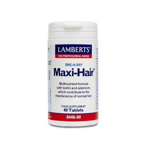 Lamberts Maxi Hair, Φόρμουλα κατά της Τριχόπτωσης & Ενδυνάμωσης των Μαλλιών, 60tabs