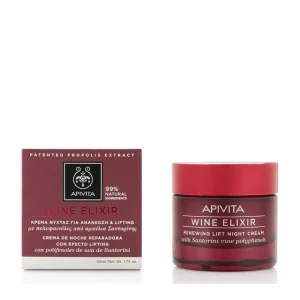 Apivita Wine Elixir Κρέμα Νύχτας για Ανανέωση & Lifting 50ml