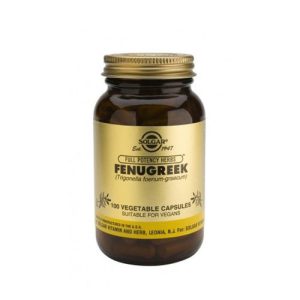 SOLGAR Fenugreek, με Εκχύλισμα & Σπόρους Τριγωνέλλας για Μείωση Χοληστερίνης & τον Έλεγχο των Επιπέδων Σακχάρου στο Αίμα, 100 Φυτικές Κάψουλες