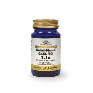 Solgar Nutri-Nano CoQ-10 3,1x Συνένζυμο Q10 50 Μαλακές Κάψουλες - Για Αύξηση Ενέργειας