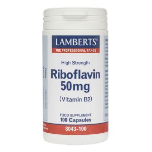 LAMBERTS RIBOFLAVIN VIT B-2 50MG 100CAPS