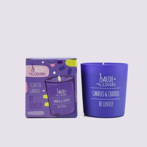 Aloe+ Colors Αρωματικό Κερί Σόγιας σε Βάζο Be Lovely Καραμελα/Πικραμυγδαλο/Αμαρετο 220gr
